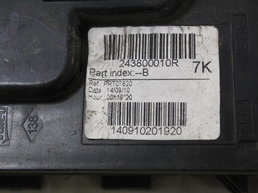 243800010R CENTRALINA BATTERIA RENAULT MEGANE 3 SW 1.6 G 81KW 6M 5P (2010) RICAMBIO USATO