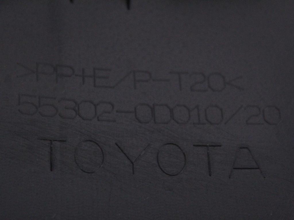 55302-0D010 CRUSCOTTO PARTE SUPERIORE TOYOTA YARIS 1.0 B 51KW 5M 5P (2009) RICAMBIO USATO CON AIRBAG PASSEGGERO