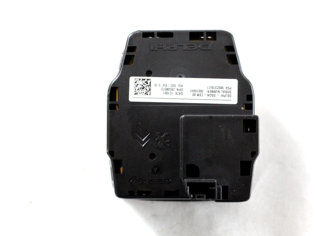 9802378577 GRUPPO DI COMANDO PAD SISTEMA DI NAVIGAZIONE SATELLITARE PEUGEOT 508 SW 2.0 D 103KW 6M 5P (2012) RICAMBIO USATO