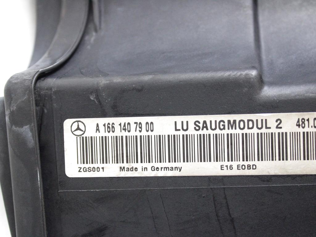 A1660940101 SCATOLA FILTRO ARIA MERCEDES CLASSE A 160 W168 LUNGA 1.6 B 75KW 5M 5P (2003) RICAMBIO USATO 