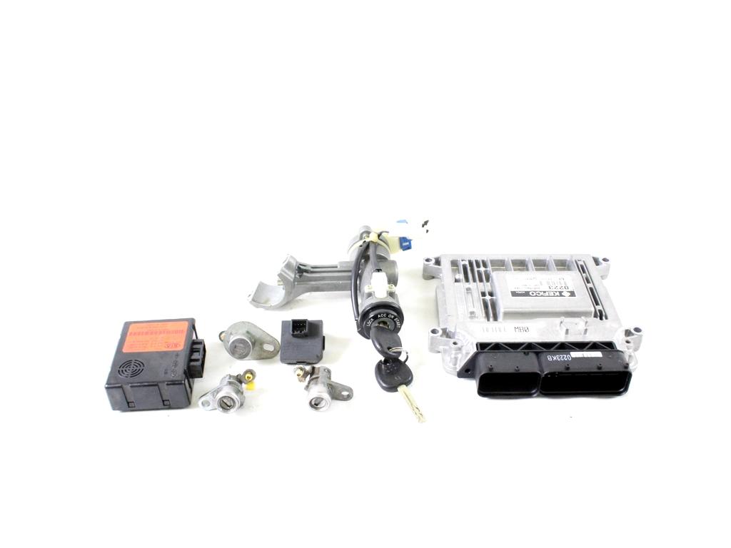 39110-02MB0 KIT ACCENSIONE AVVIAMENTO KIA PICANTO 1.0 B 46KW 5M 5P (2009) RICAMBIO USATO CON CENTRALINA MOTORE, BLOCCHETTI ACCENSIONE APERTURA CON DOPPIA CHIAVE 95420-2L700 95410-07100