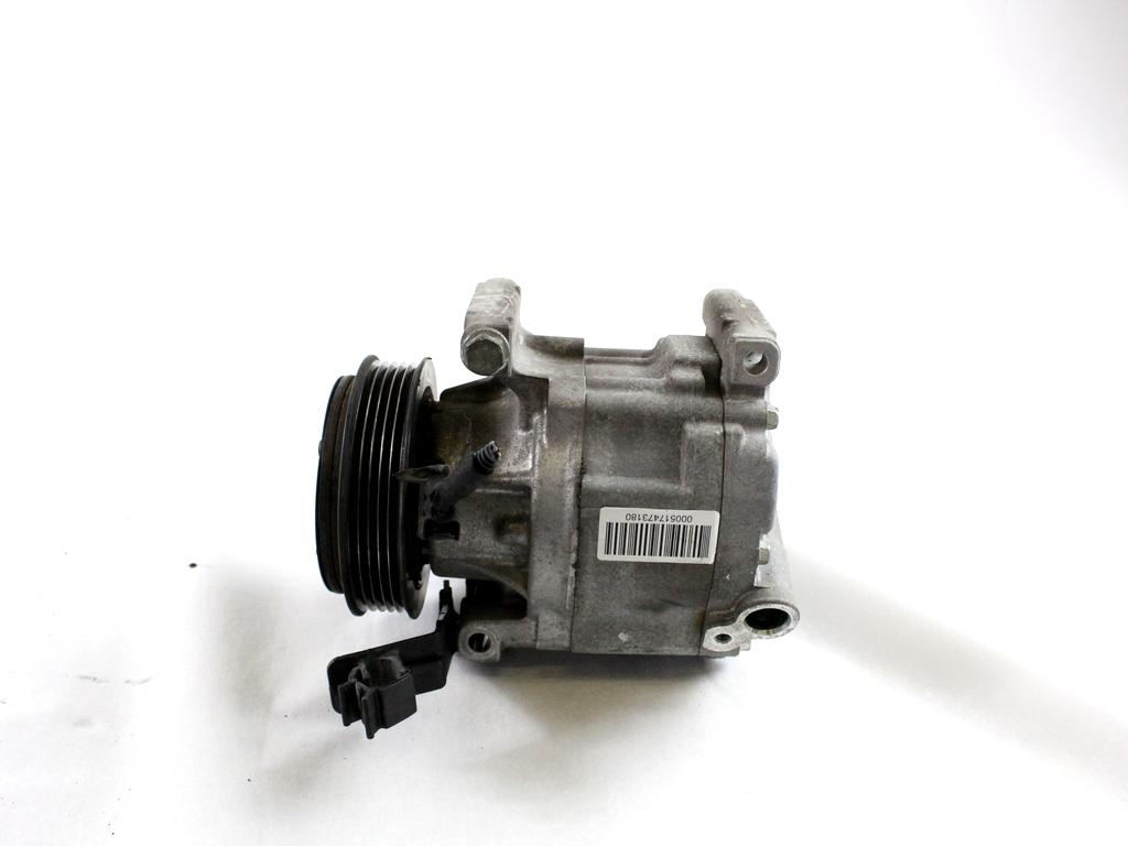 51747318 COMPRESSORE CLIMATIZZATORE CLIMA A/C FIAT 500 1.2 B 51KW 5M 3P (2012) RICAMBIO USATO 5A7875200