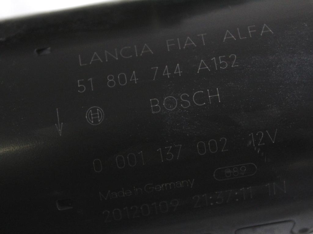 51804744 MOTORINO AVVIAMENTO FIAT 500 1.2 B 51KW 5M 3P (2012) RICAMBIO USATO 0001137002