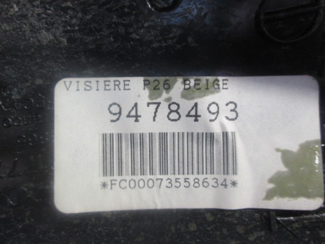 MONTA?NI DELI /  ARMATURNE PLOSCE SPODNJI OEM N. 9478493 ORIGINAL REZERVNI DEL VOLVO V70 MK2 285 (2000 - 2007) DIESEL LETNIK 2002