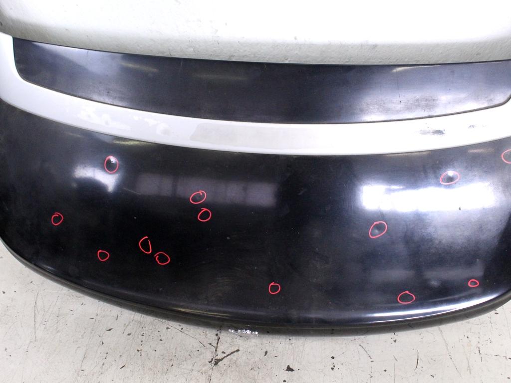 9800118280 PORTELLONE COFANO POSTERIORE BAULE PEUGEOT 207 CC 1.6 B 88KW 5M 2P (2008) RICAMBIO USATO GRANDINATO E SCROSTATO