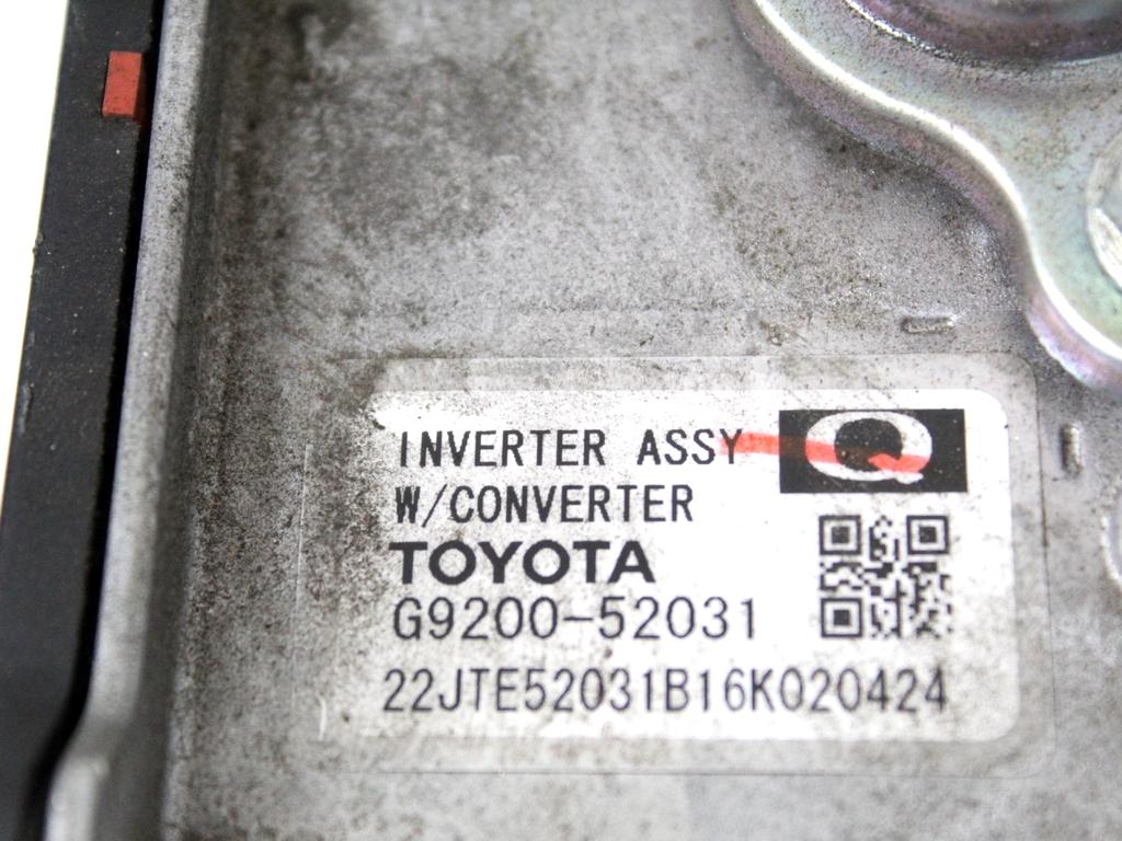 G9200-52031 INVERTER CONVERTITORE CORRENTE CONTINUA TOYOTA YARIS P13 1.5 I 55KW AUT 5P (2017) RICAMBIO USATO G9201-52012