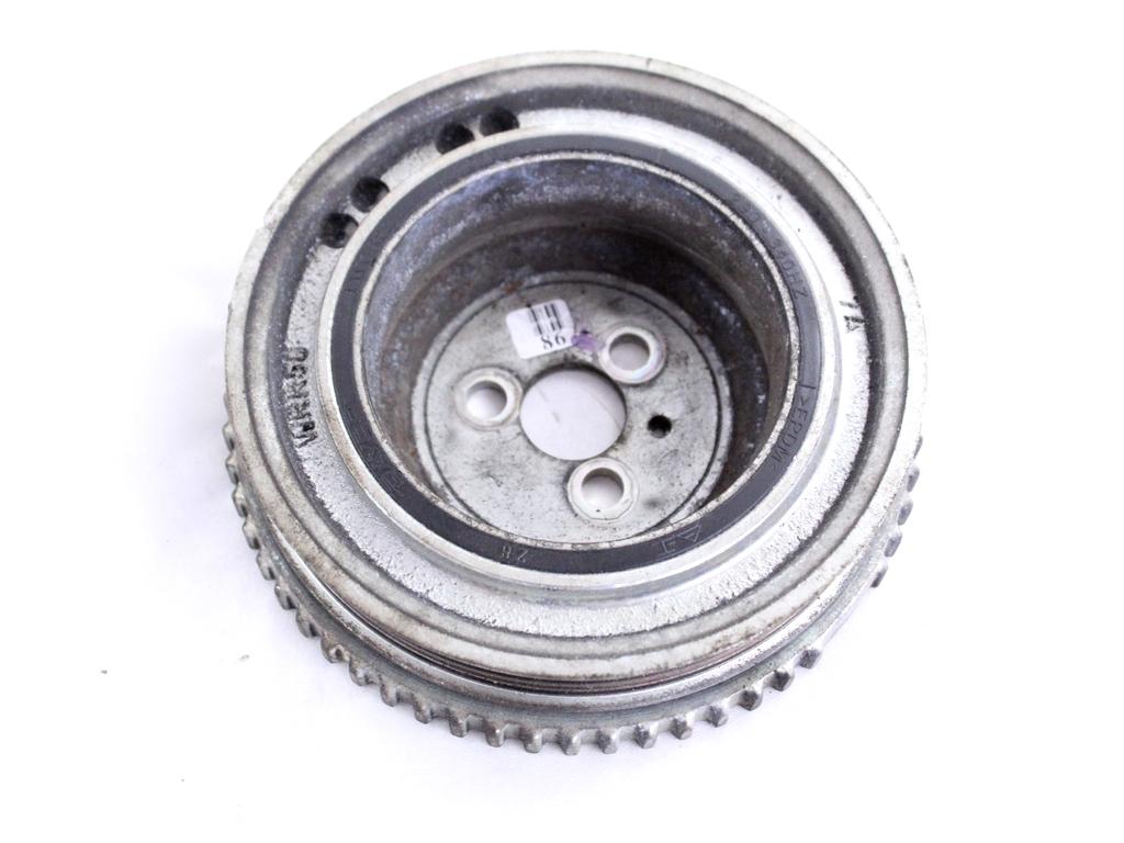 55181620 PULEGGIA ALBERO MOTORE CON CORONA DENTATA FIAT GRANDE PUNTO 1.4 M 57KW 5M 5P (2009) RICAMBIO USATO 