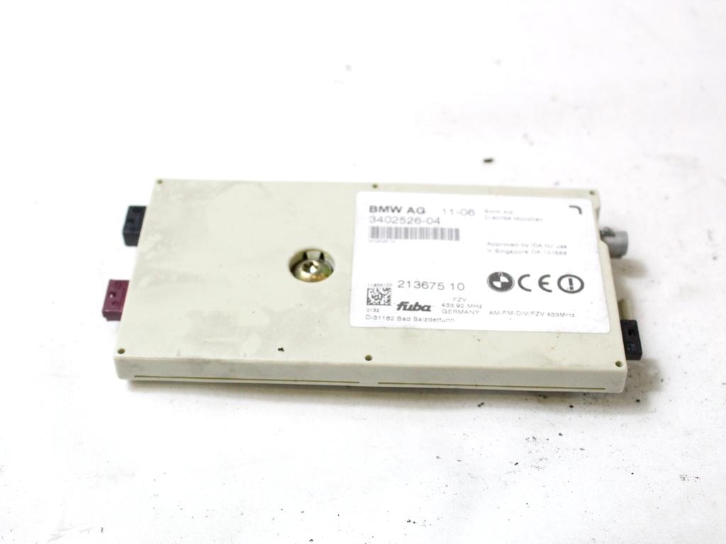 3402526 CENTALINA AMPLIFICATORE ANTENNA BMW X3 E83 2.0 D 4X4 110KW 6M 5P (2007) RICAMBIO USATO