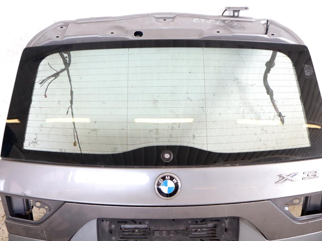 41003452197 PORTELLONE COFANO POSTERIORE BAULE BMW X3 E83 2.0 D 4X4 110KW 6M 5P (2007) RICAMBIO USATO CON LUNOTTO