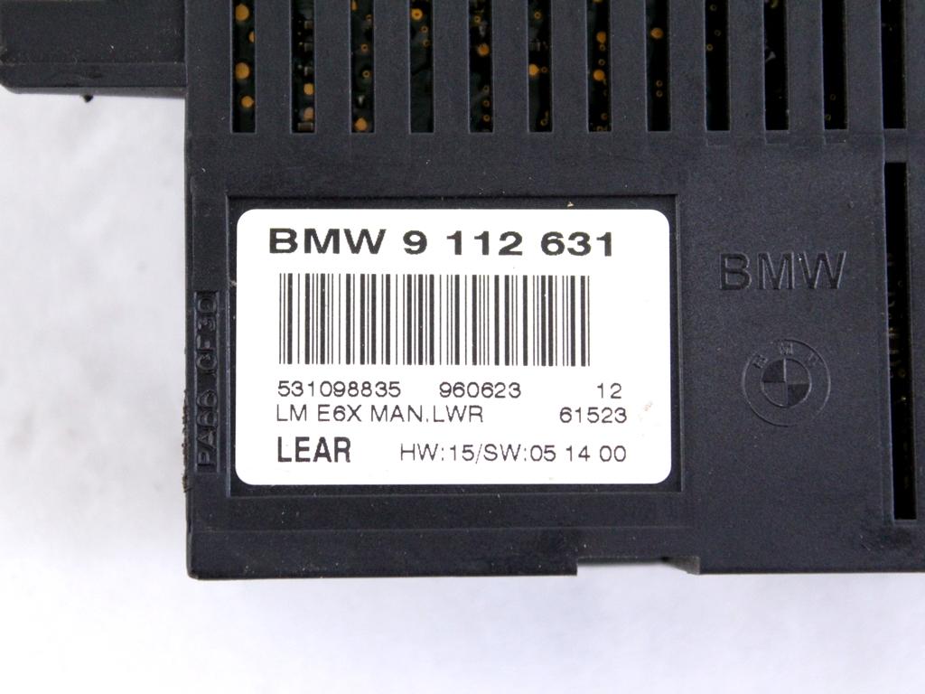 9112631 CENTRALINA MODULO LUCI BMW SERIE 5 520D E61 SW RHD 2.0 D 120KW 6M 5P (2006) RICAMBIO USATO