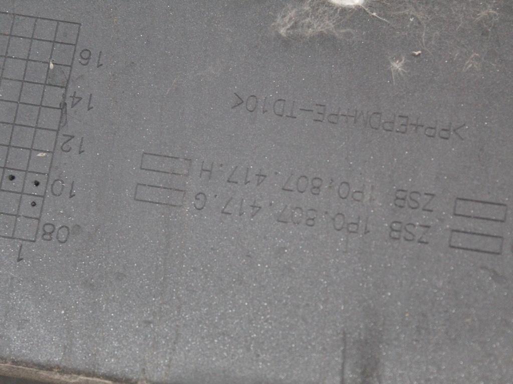 1P0807421D PARAURTI POSTERIORE SEAT LEON 1.6 G 75KW 5M 5P (2010) RICAMBIO USATO LEGGERMENTE GRAFFIATO, CON PREDISPOSIZIONE SENSORI DI PARCHEGGIO