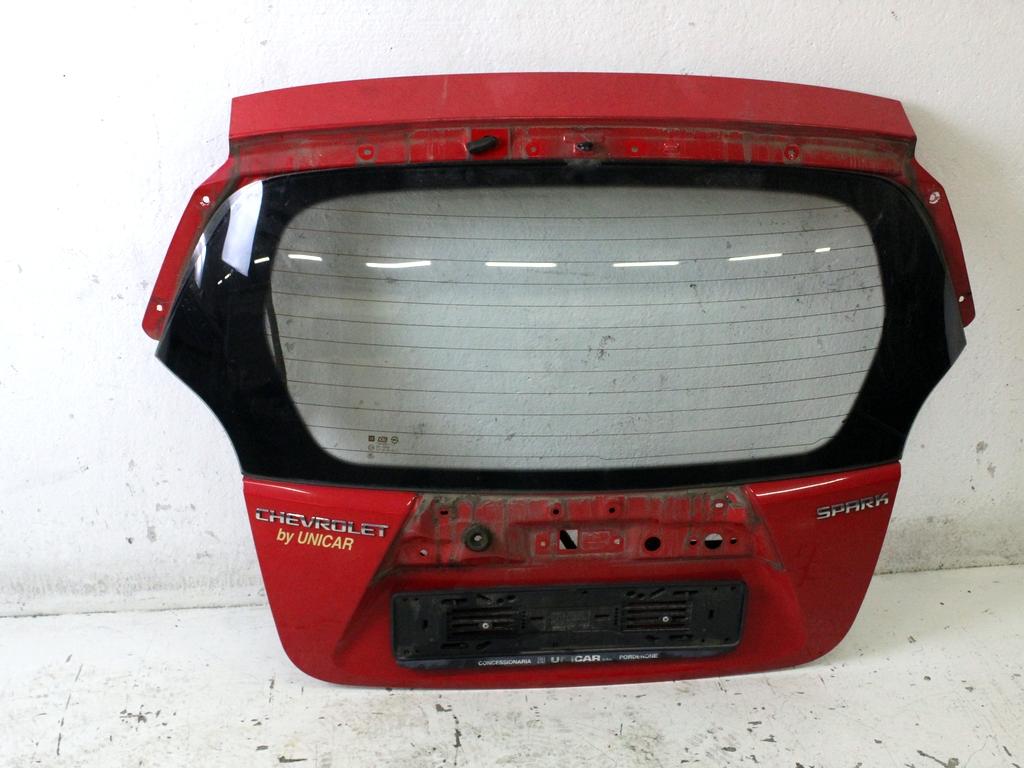 95387491 PORTELLONE COFANO POSTERIORE BAULE CHEVROLET SPARK 1.0 B 50KW 5M 5P (2013) RICAMBIO USATO CON LUNOTTO