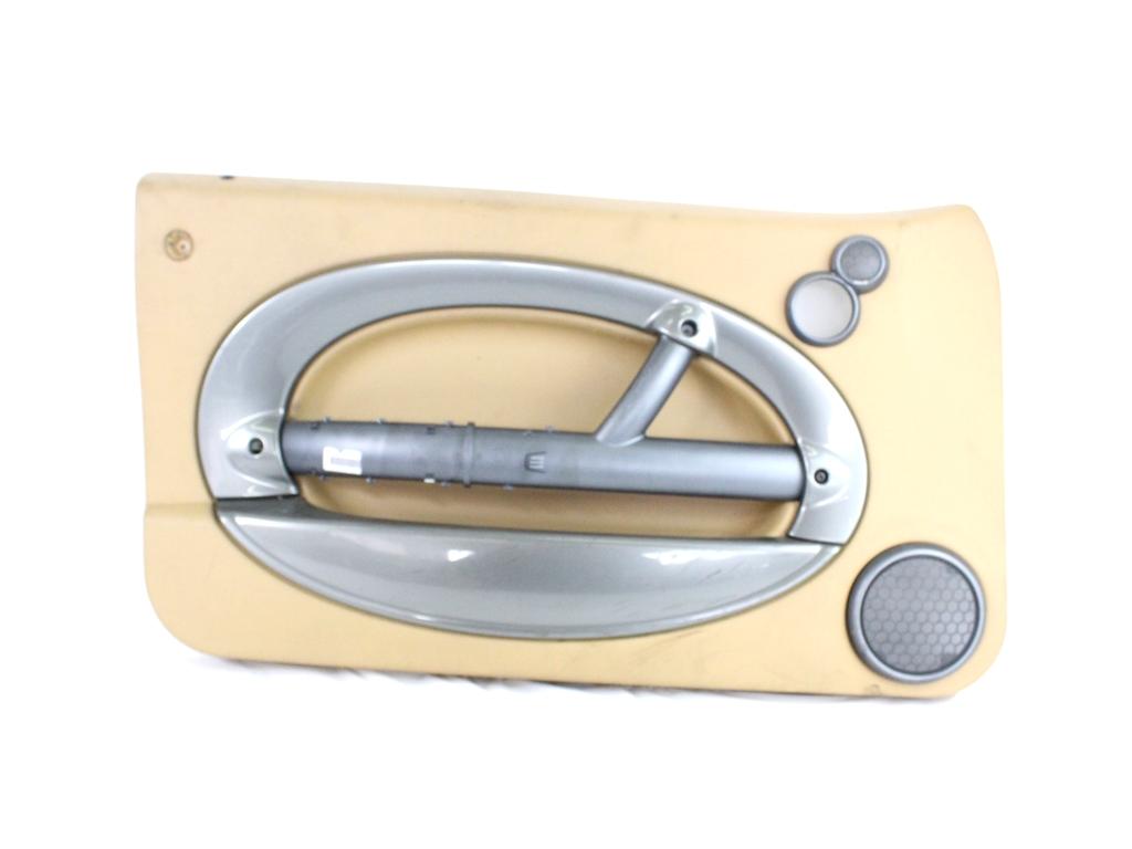 51417141275 PANNELLO INTERNO PORTA ANTERIORE SINISTRA CON RIVESTIMENTO IN PELLE MINI COOPER R50 1.6 B 85KW 5M 3P (2006) RICAMBIO USATO