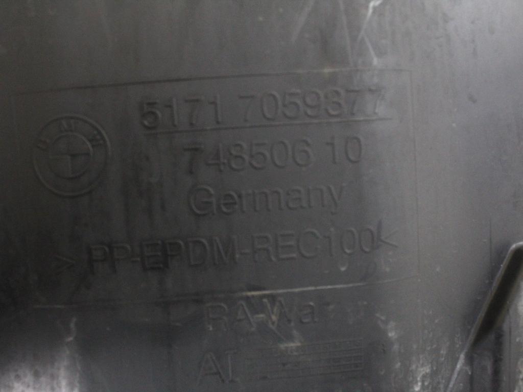 51717059377 PARASALE PARASASSI ANTERIORE SINISTRO PARTE POSTERIORE BMW SERIE 3 318 D E91 SW 2.0 D 105KW 6M 5P (2009) RICAMBIO USATO
