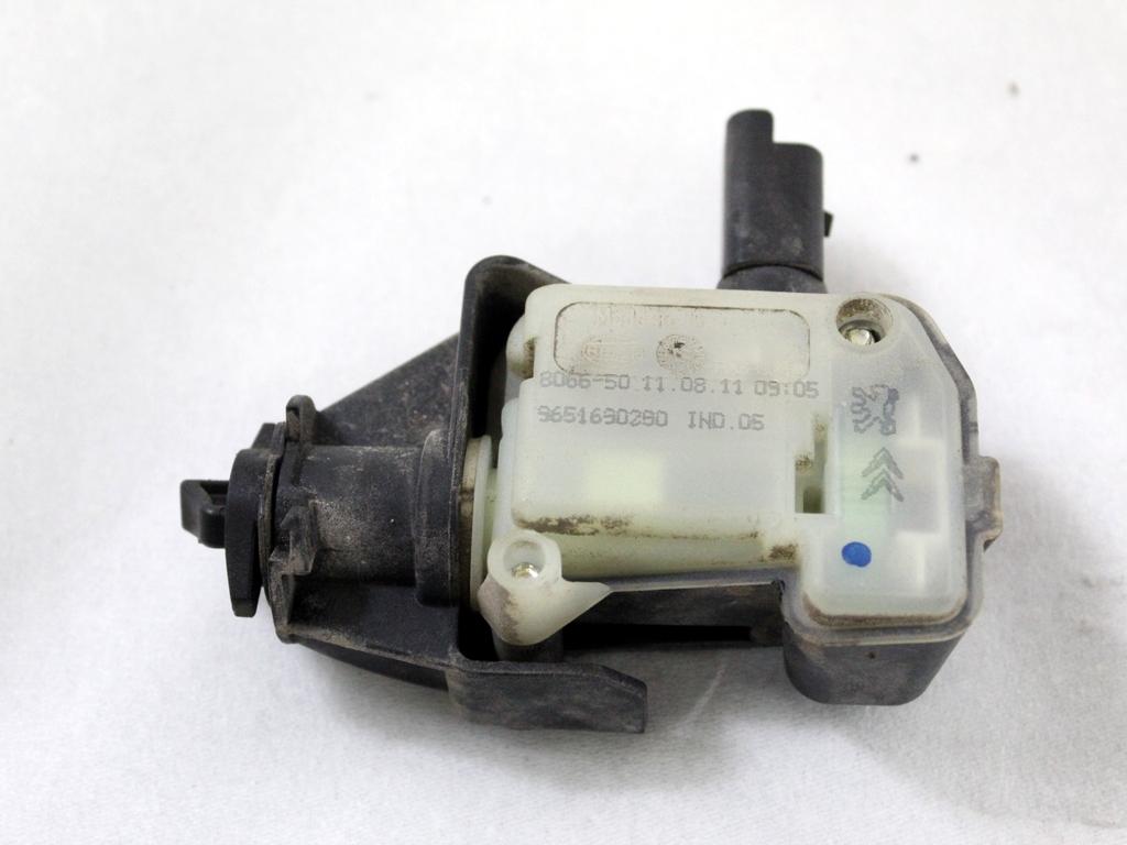 9651690280 MOTORINO APERTURA CHIUSURA SPORTELLO CARBURANTE CITROEN C4 1.6 D 82KW 6M 5P (2012) RICAMBIO USATO