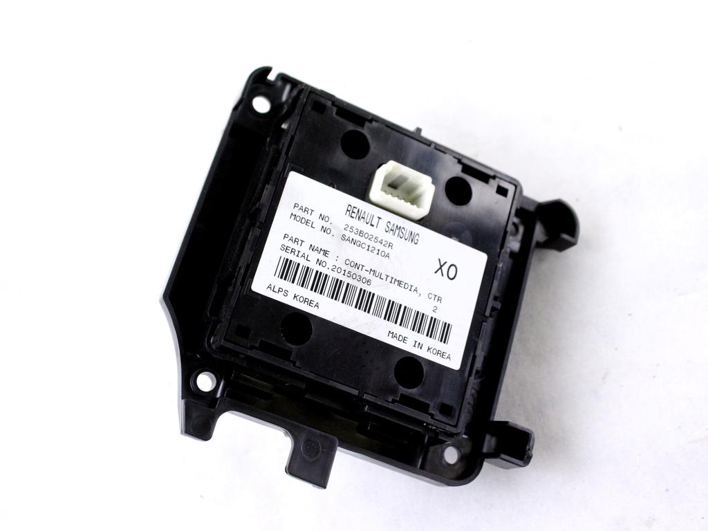 253B02542R GRUPPO DI COMANDO PAD NAVIGAZIONE SATELLITARE RENAULT MEGANE 3 SW 1.5 D 81KW 6M 5P (2015) RICAMBIO USATO