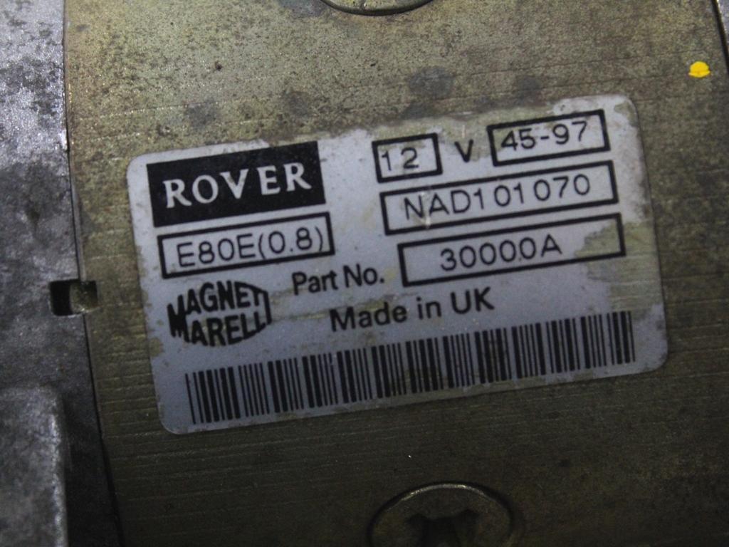 NAD101070 MOTORINO AVVIAMENTO ROVER 400 1.4 B 76KW 5M 5P (1998) RICAMBIO USATO