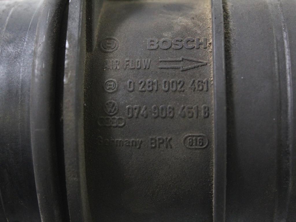 074906461B FLUSSOMETRO DEBIMETRO VOLKSWAGEN PASSAT 1.9 D 96KW 5M 5P (2004) RICAMBIO USATO 0281002461