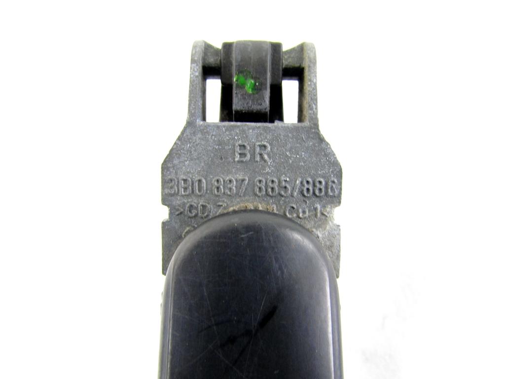 3B0837207F3FZ MANIGLIA ESTERNA PORTA ANTERIORE DESTRA VOLKSWAGEN FOX 1.4 D 51KW 5M 3P (2007) RICAMBIO USATO 3B0837885