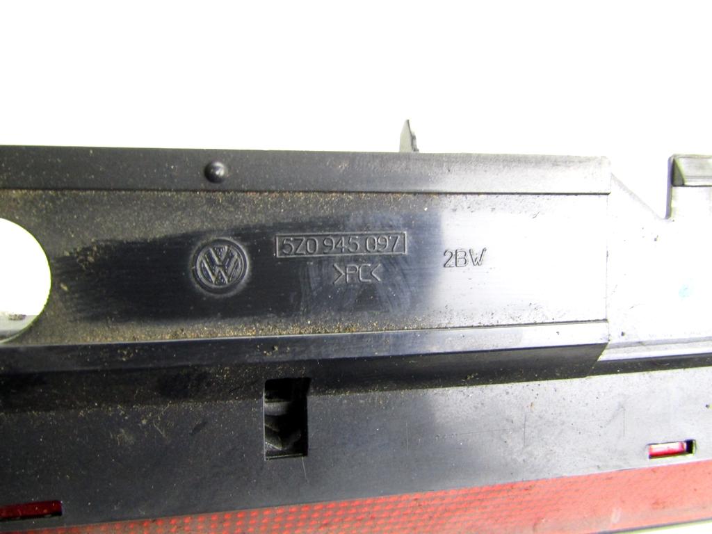 5Z0945097 TERZO STOP VOLKSWAGEN FOX 1.4 D 51KW 5M 3P (2007) RICAMBIO USATO