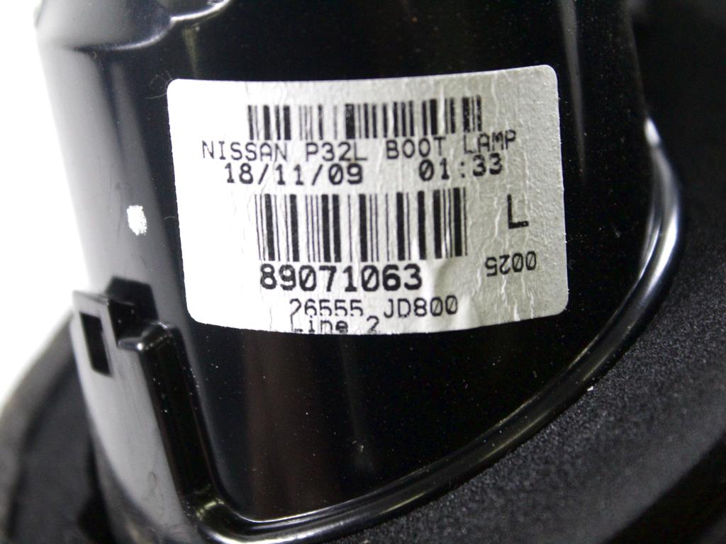 26555JD800 FARO FANALE POSTERIORE SINISTRO PARTE INTERNA NISSAN QASHQAI +2 2.0 D 4X4 110KW AUT 5P (2010) RICAMBIO USATO 