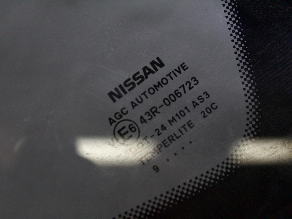 83312EY10A VETRO FISSO PARAFANGO POSTERIORE DESTRO OSCURATO NISSAN QASHQAI +2 2.0 D 110KW AUT 5P (2010) RICAMBIO USATO