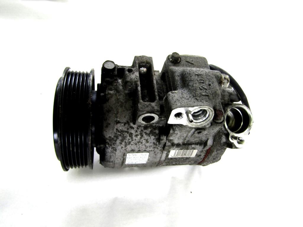 6Q0820803J COMPRESSORE CLIMATIZZATORE CLIMA A/C VOLKSWAGEN FOX 1.4 D 51KW 5M 3P (2007) RICAMBIO USATO