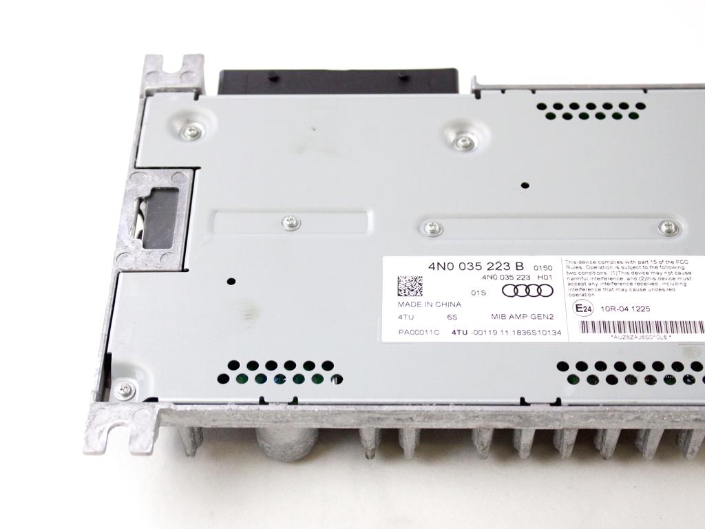 4N0035223B AMPLIFICATORE AUDIO AUDI A7 C8 3.0 I 210KW 4X4 5P AUT (2019) RICAMBIO USATO