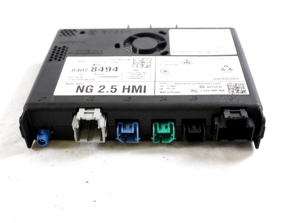 84028494 CENTRALINA MODULO SISTEMA DI NAVIGAZIONE SATELLITARE OPEL ASTRA K SW 1.6 D 81KW 6M 5P (2016) RICAMBIO USATO 