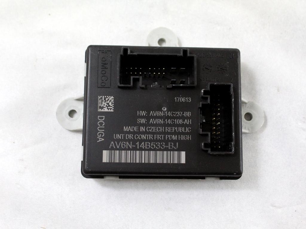 AV6N-14B533-BJ CENTRALINA PORTA ANTERIORE DESTRA FORD GRAND C-MAX 2.0 D 85KW AUT 5P (2013) RICAMBIO USATO