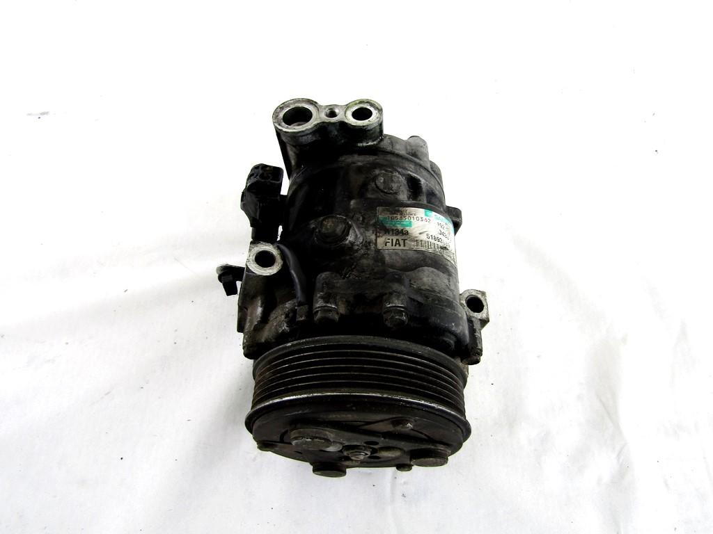 51893889 COMPRESSORE CLIMATIZZATORE CLIMA A/C FIAT PUNTO 1.3 D 55KW 5M 5P (2014) RICAMBIO USATO