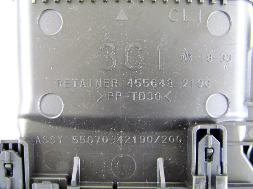 55670-42190 BOCCHETTE AERAZIONE CENTRALI CRUSCOTTO TOYOTA RAV 4 2.5 I 131KW AUT 5P (2022) RICAMBIO USATO