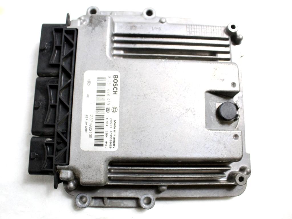 237102213R KIT ACCENSIONE AVVIAMENTO DACIA SANDERO STEPWAY 1.5 D 66KW 5M 5P (2014) RICAMBIO USATO CON CENTRALINA MOTORE, BLOCCHETTI ACCENSIONE APERTURA CON CHIAVE 237104128R 0281030439 284B12330R