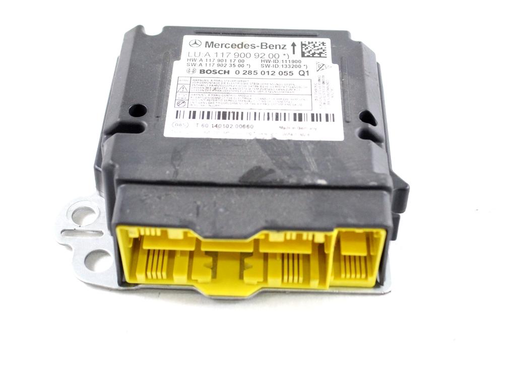 A1179009200 CENTRALINA AIRBAG MERCEDES CLASSE A 180 W176 1.5 D 80KW 6M 5P (2014) RICAMBIO USATO