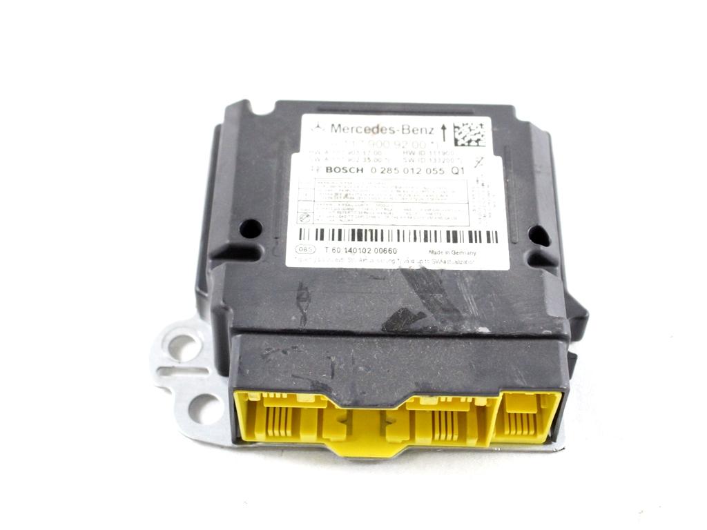 A1179009200 CENTRALINA AIRBAG MERCEDES CLASSE A 180 W176 1.5 D 80KW 6M 5P (2014) RICAMBIO USATO