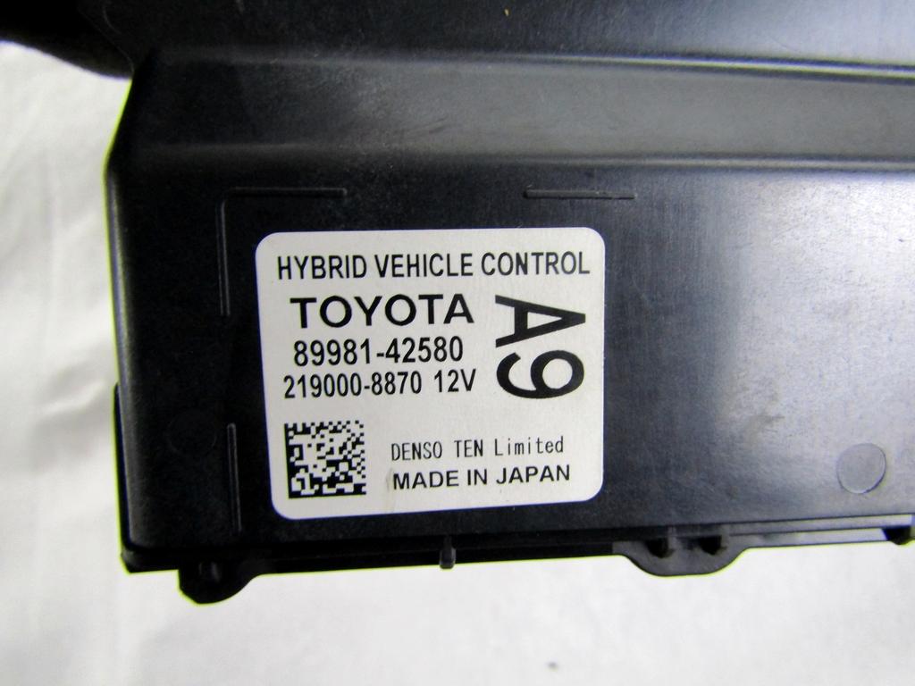 89981-42580 CENTRALINA INVERTER CONVERTITORE CORRENTE CONTINUA TOYOTA RAV 4 2.5 I 131KW AUT 5P (2022) RICAMBIO USATO