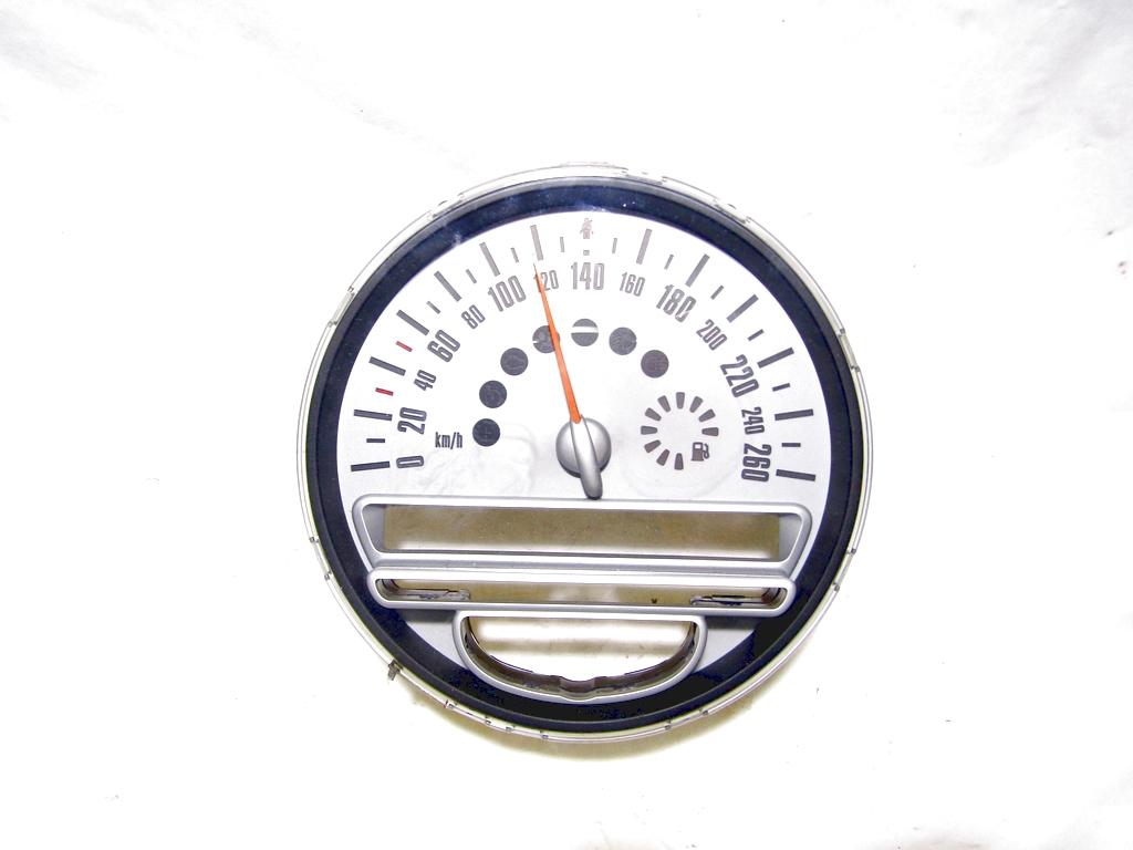 9189504 QUADRO STRUMENTI CONTACHILOMETRI MINI COOPER CABRIO 1.6 B 90KW 6M 2P (2010) RICAMBIO USATO 