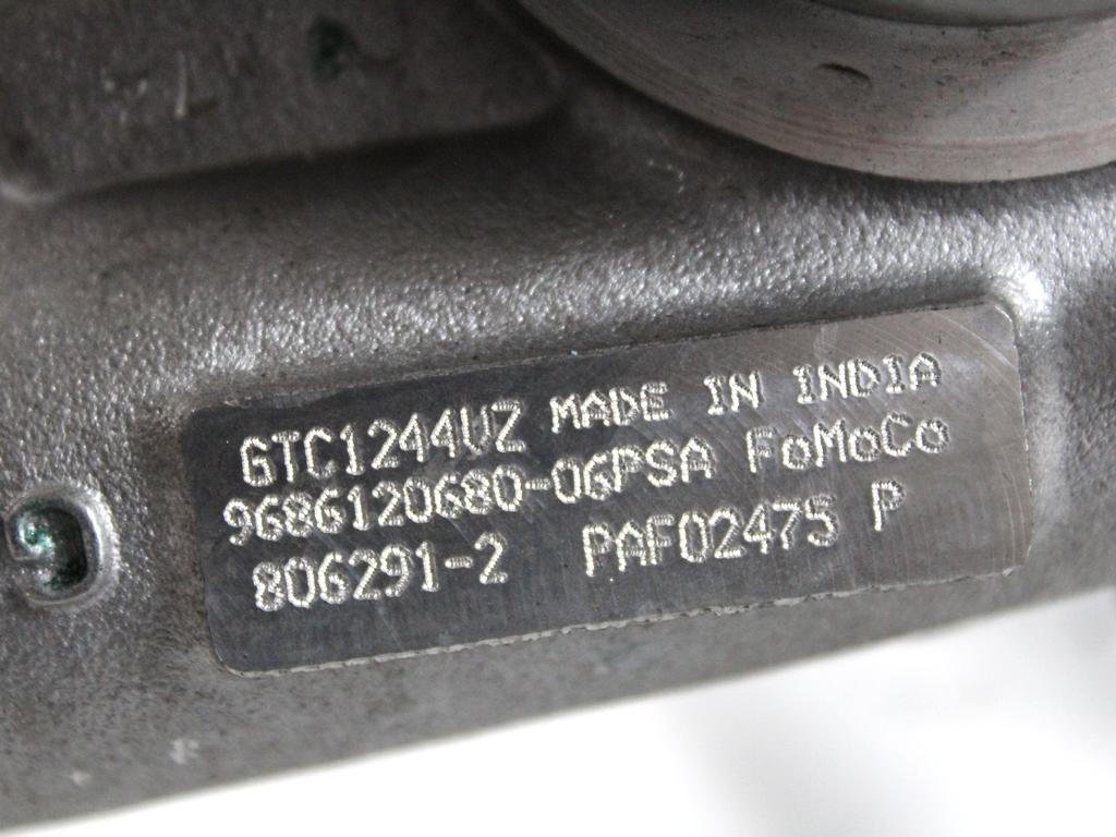 9686120680 TURBINA TURBOCOMPRESSORE CITROEN C4 AIRCROSS 1.6 D 4X4 84KW 6M 5P (2012) RICAMBIO USATO