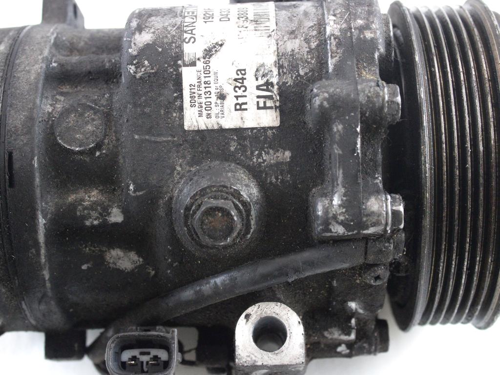 55702161 COMPRESSORE CLIMATIZZATORE CLIMA A/C FIAT PUNTO 1.3 70KW 5P D 5M (2012) RICAMBIO USATO