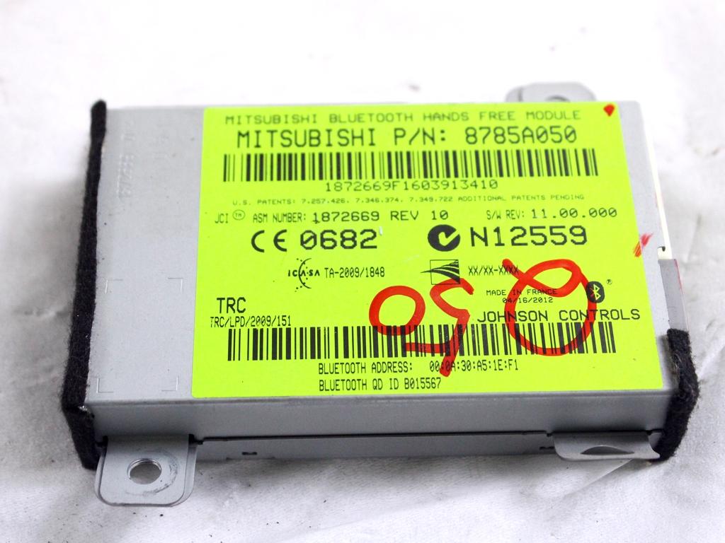 8785A050 CENTRALINA MODULO TELEFONO BLUETOOTH CITROEN C4 AIRCROSS 1.6 D 4X4 84KW 6M 5P (2012) RICAMBIO USATO