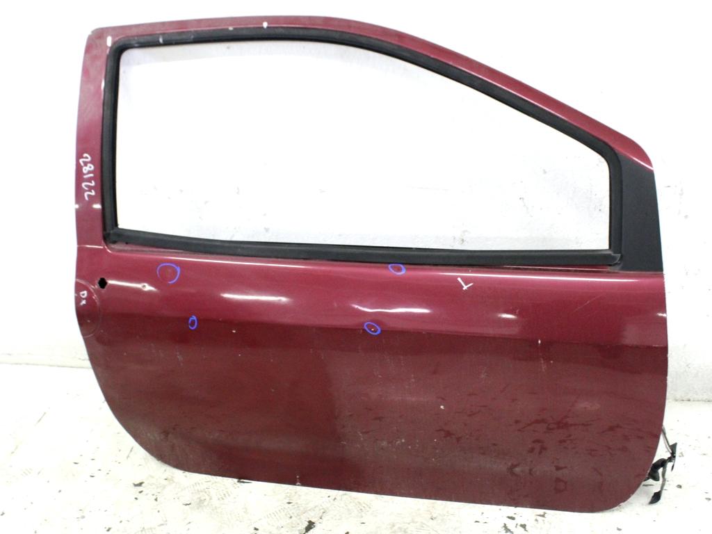 7751472898 PORTA ANTERIORE DESTRA PASSEGGERO RENAULT TWINGO 1.2 B 43KW 5M 3P (2003) RICAMBIO USATO LEGGERMENTE AMMACCATA