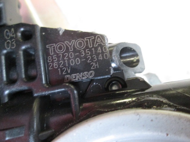 MEHANIZEM DVIGA ZADNJIH STEKEL  OEM N. 8572035140 ORIGINAL REZERVNI DEL TOYOTA RAV 4 A3 MK3 (2006 - 03/2009) DIESEL LETNIK 2006