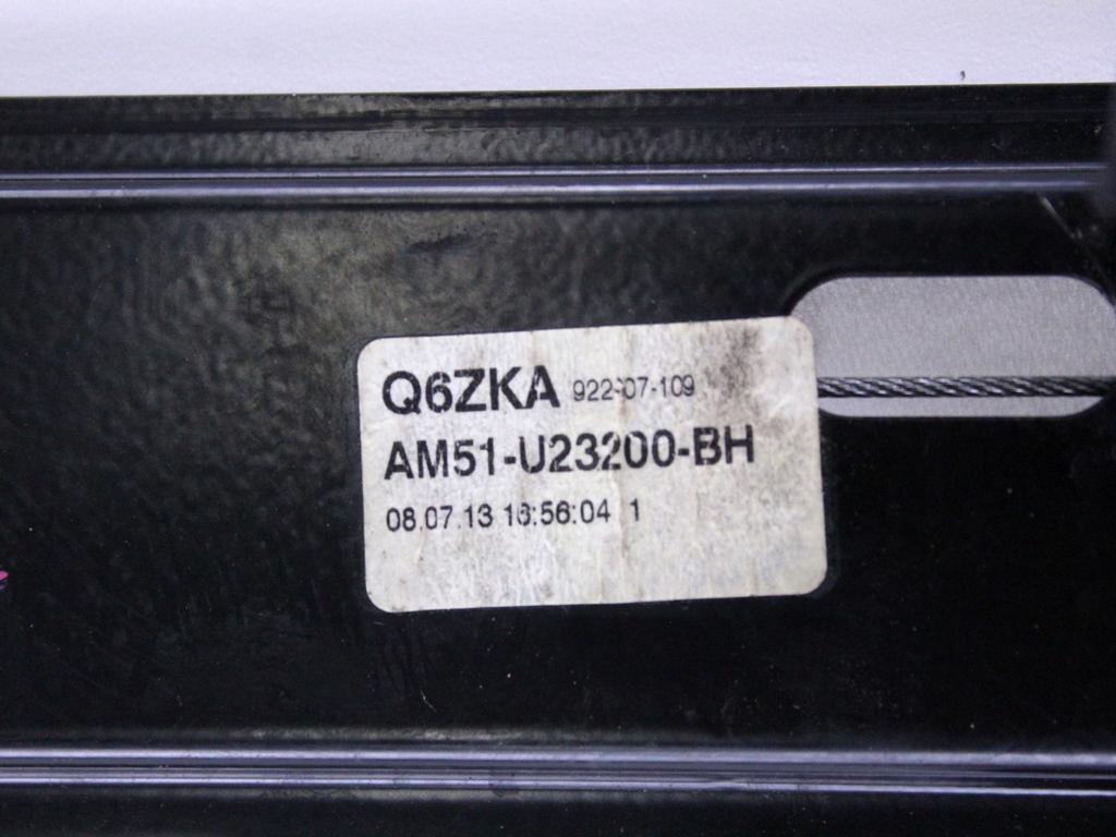 AM51-U23200-BH MOTORINO MECCANISMO ALZA-VETRO ALZA-CRISTALLO PORTA ANTERIORE DESTRA FORD C-MAX 1.6 D 85KW 6M 5P (2013) RICAMBIO USATO AM51-U23200-B