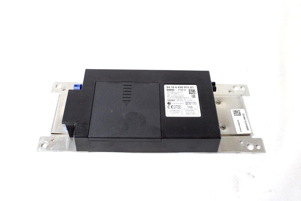 84106820931 CENTRALINA MODULO TELEFONO BLUETOOTH BMW SERIE 3 320D F31 LCI SW 2.0 D 4X4 140KW AUT 5P (2016) RICAMBIO USATO