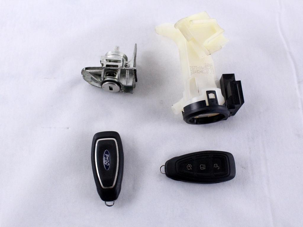 7S7T-19H386-DA KIT BLOCCHETTI ACCENSIONE APERTURA CON DOPPIA CHIAVE FORD C-MAX 1.6 D 85KW 6M 5P (2013) RICAMBIO USATO 6E5T-15607-CA