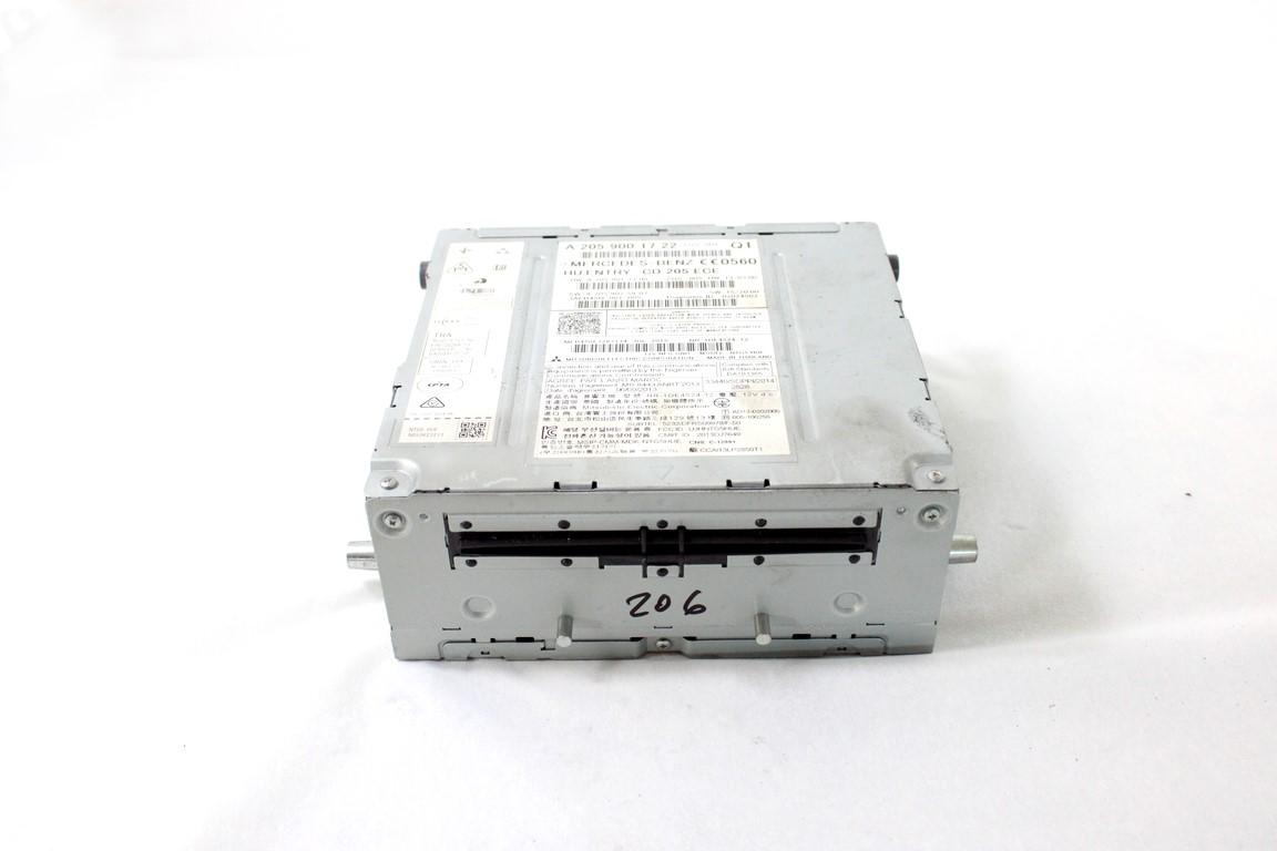 A2059001722 AUTORADIO SISTEMA DI NAVIGAZIONE SATELLITARE MERCEDES CLASSE C 220 C205 2.2 D 125KW AUT 2P (2016) RICAMBIO USATO (NON FORNIAMO CODICE AUTORADIO, MA SOLO NUMERO DI TELAIO VEICOLO)