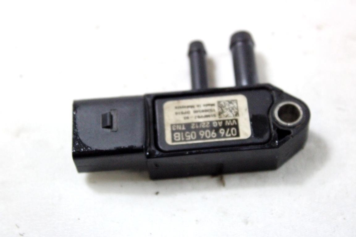 076906051B SENSORE DI PRESSIONE GAS DI SCARICO SKODA OCTAVIA VRS SW 2.0 D 125KW AUT 5P (2013) RICAMBIO USATO 