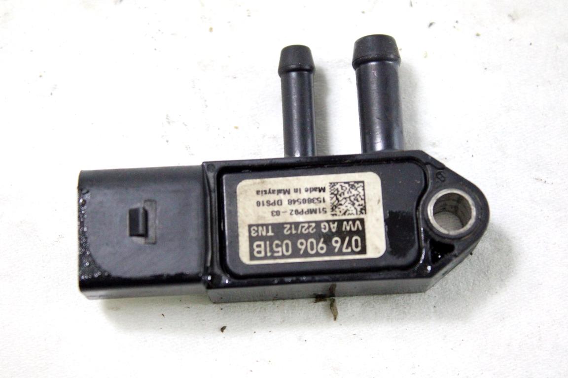 076906051B SENSORE DI PRESSIONE GAS DI SCARICO SKODA OCTAVIA VRS SW 2.0 D 125KW AUT 5P (2013) RICAMBIO USATO 