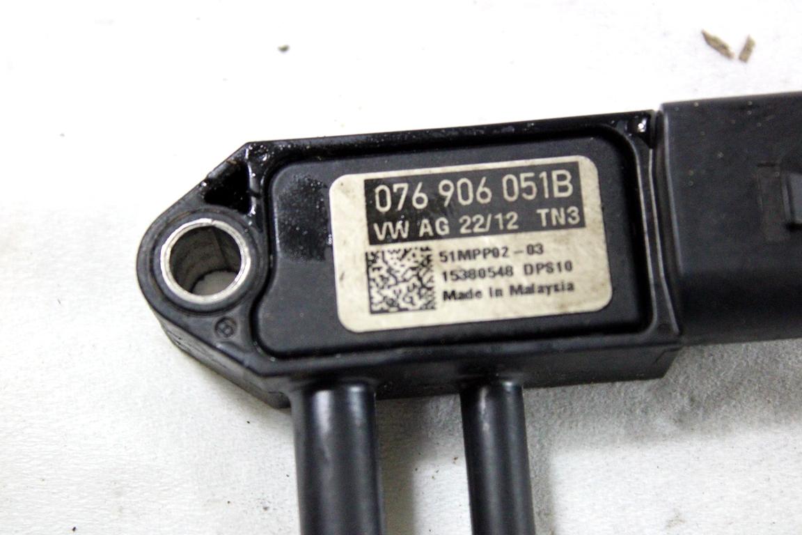 076906051B SENSORE DI PRESSIONE GAS DI SCARICO SKODA OCTAVIA VRS SW 2.0 D 125KW AUT 5P (2013) RICAMBIO USATO 