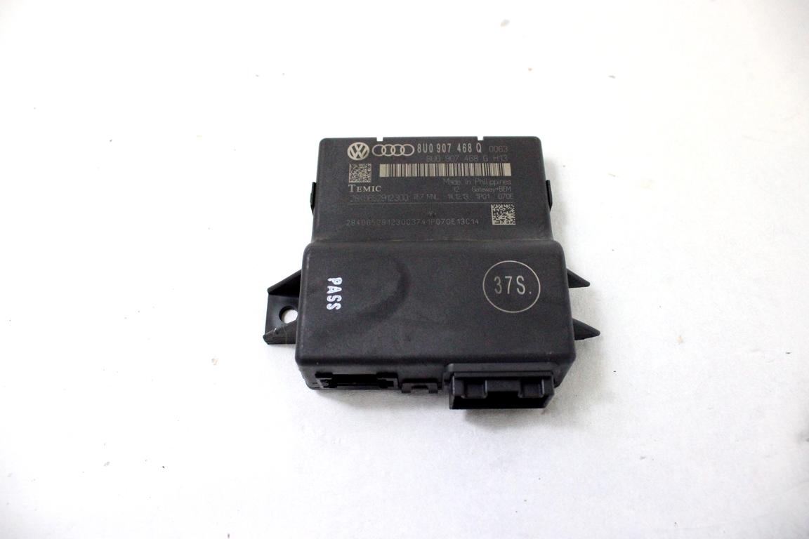 8U0907468Q CENTRALINA GATEWAY AUDI A1 1.6 D 66KW 5M 5P (2014) RICAMBIO USATO SUPPORTO DANNEGGIATO